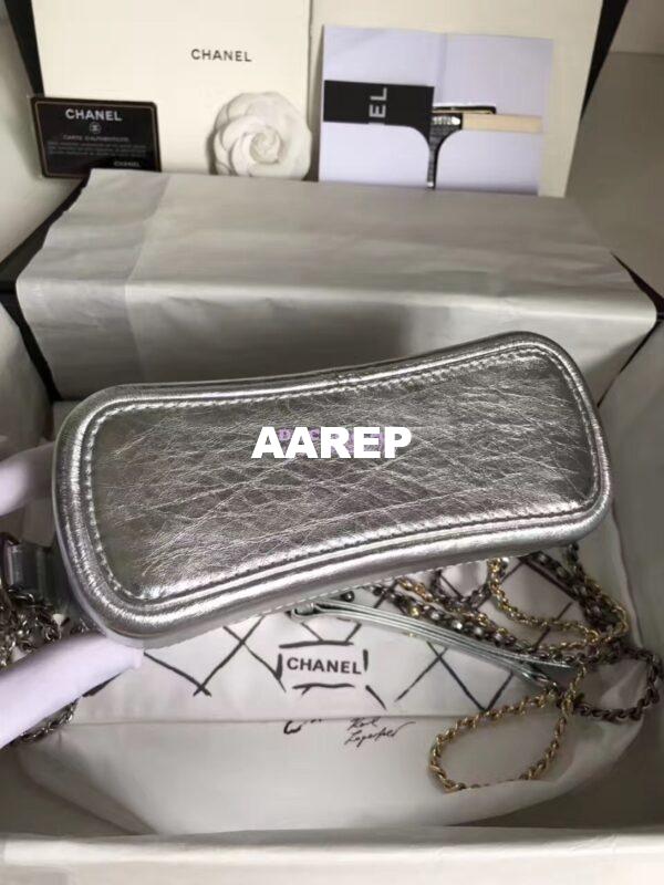 Replica Chanel Gabrielle Hobo Bag A93825 Silver 13