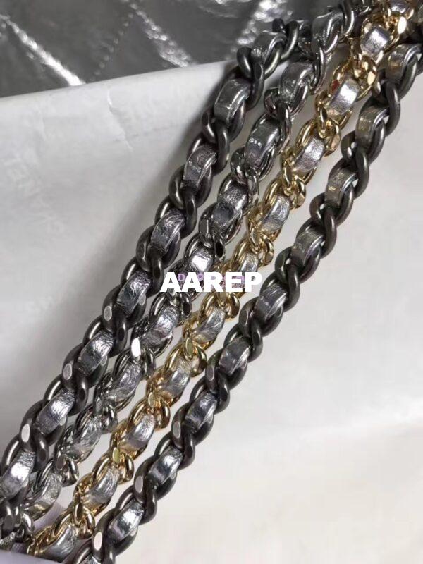Replica Chanel Gabrielle Hobo Bag A93825 Silver 14