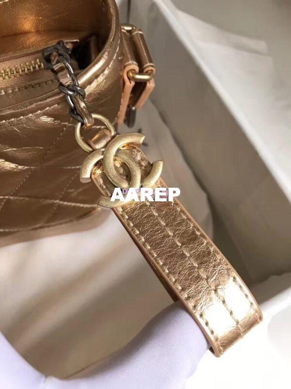 Replica Chanel Gabrielle Hobo Bag A93825 Gold 4