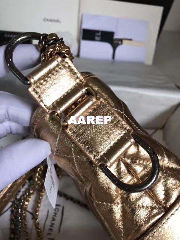 Replica Chanel Gabrielle Hobo Bag A93825 Gold 8