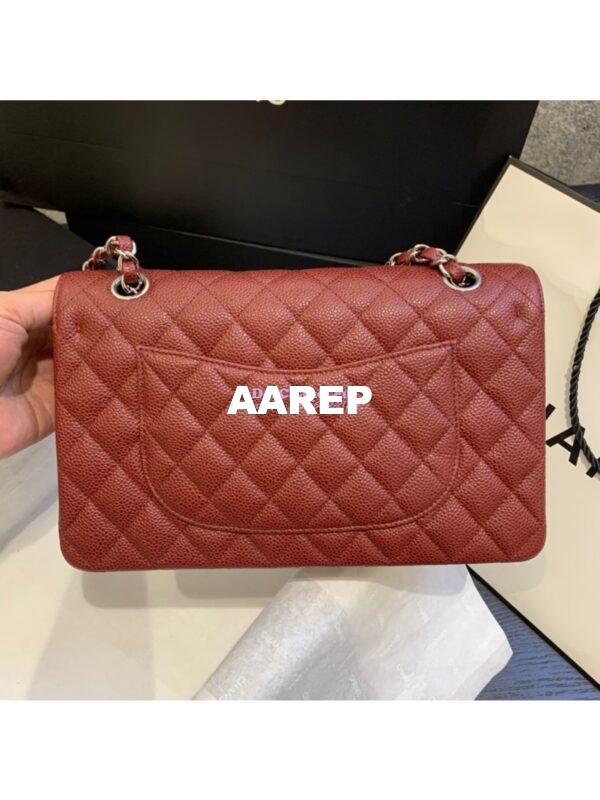 Replica Chanel Classic Flap Caviar in Wine Bag 14