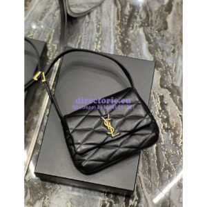 Replica YSL Saint Laurent Le 57 Shoulder Bag In Quilted Lambskin 698567 Black 2