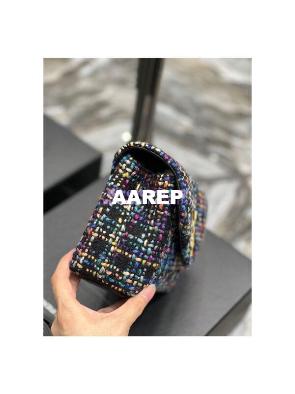 Replica YSL Saint Laurent LouLou Toy Multicolour Tweed Shoulder Bag 678401 6