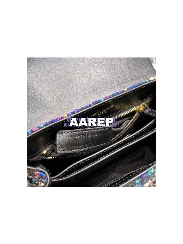 Replica YSL Saint Laurent LouLou Toy Multicolour Tweed Shoulder Bag 678401 10
