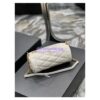 Replica YSL Saint Laurent Kate Chain Wallet With Tassel In Crocodile-embossed Shiny Leather 452159 Beige