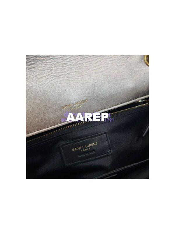 Replica YSL Saint Laurent Jamie Medium Chain Bag "Carré Rive Gauche" In Lambskin 515821 Metallic Gold 12