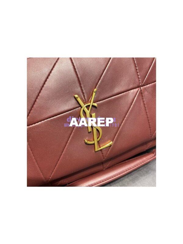 Replica YSL Saint Laurent Jamie Medium Chain Bag "Carré Rive Gauche" In Lambskin 515821 Wine 5