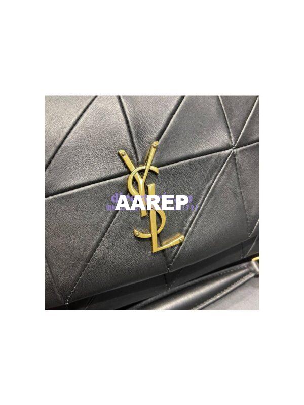 Replica YSL Saint Laurent Jamie Medium Chain Bag "Carré Rive Gauche" In Lambskin 515821 Black 7