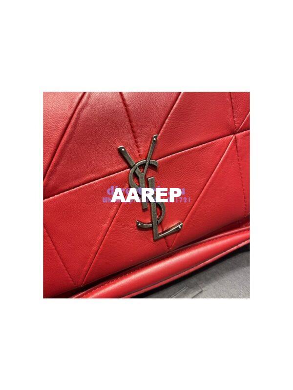 Replica YSL Saint Laurent Jamie Medium Chain Bag "Carré Rive Gauche" In Lambskin 515821 Red 6
