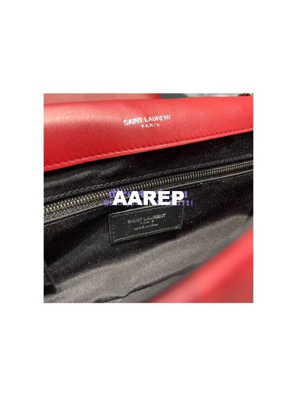 Replica YSL Saint Laurent Jamie Medium Chain Bag "Carré Rive Gauche" In Lambskin 515821 Red 11