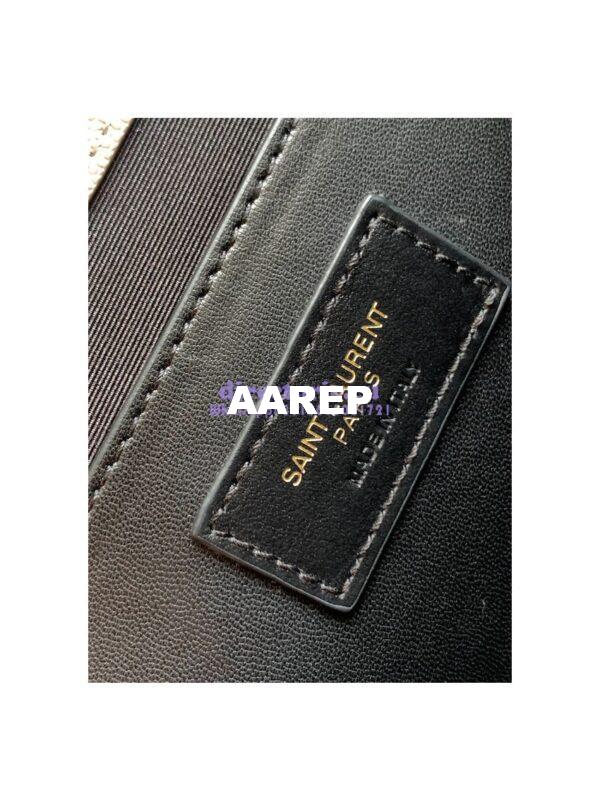 Replica YSL Saint Laurent Medium Envelope Bag In Mix Matelassé Grain De Poudre Embossed Leather 487206 Fog 8
