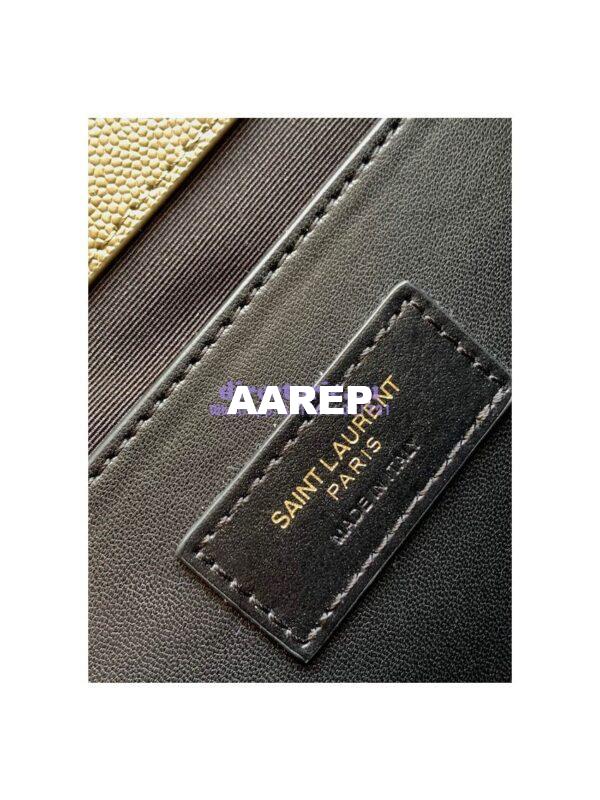 Replica YSL Saint Laurent Medium Envelope Bag In Mix Matelassé Grain De Poudre Embossed Leather 487206 Khaki 11