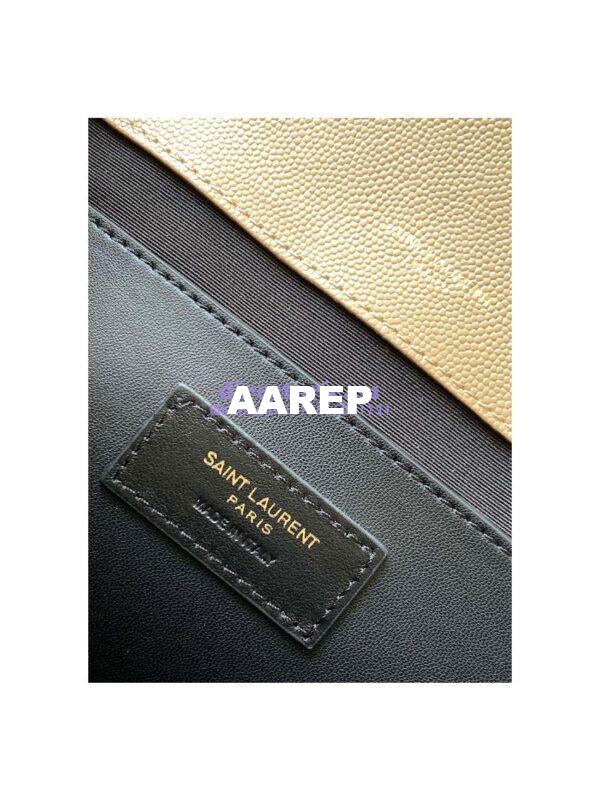 Replica YSL Saint Laurent Medium Envelope Bag In Mix Matelassé Grain De Poudre Embossed Leather 487206 Beige 9