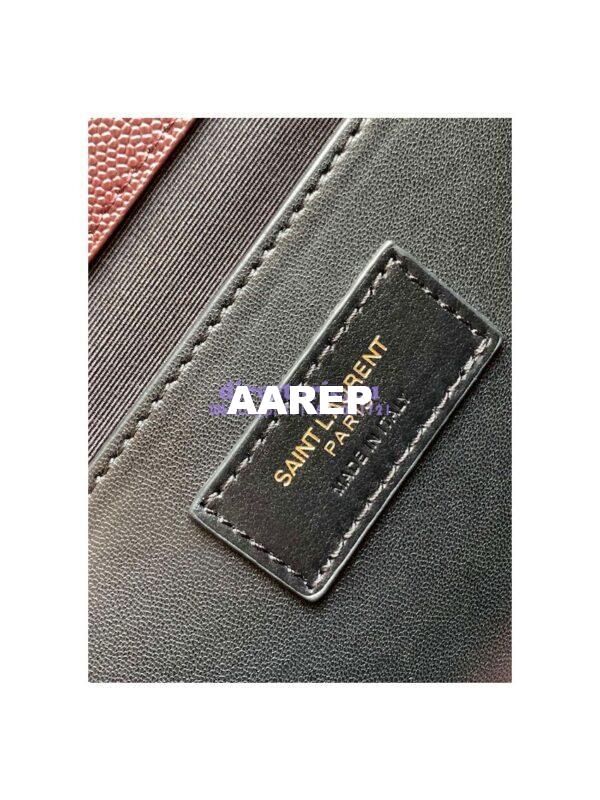 Replica YSL Saint Laurent Medium Envelope Bag In Mix Matelassé Grain De Poudre Embossed Leather 487206 Wine Red 8