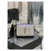 Replica YSL Saint Laurent Medium Envelope Bag In Mix Matelassé Grain De Poudre Embossed Leather 487206 Wine Red