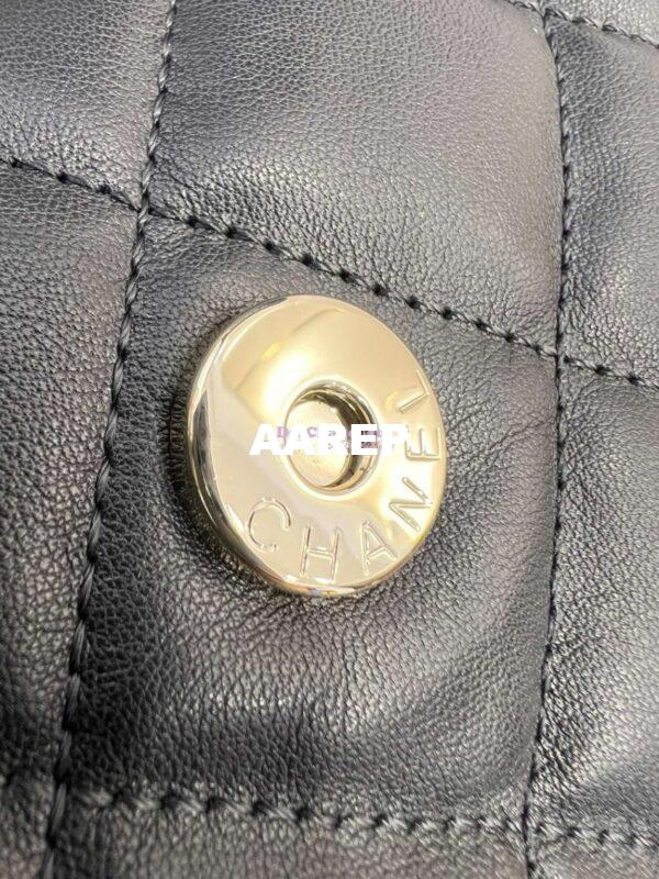 Replica Chanel Calfskin Hobo bag AS4347 Black 10