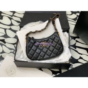 Replica Chanel 23K New Hobo Bag Lambskin Gold Hardware AS4422