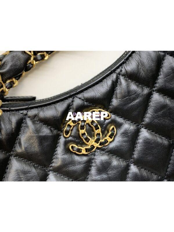 Replica Chanel 23K New Hobo Bag Lambskin Gold Hardware AS4422 3