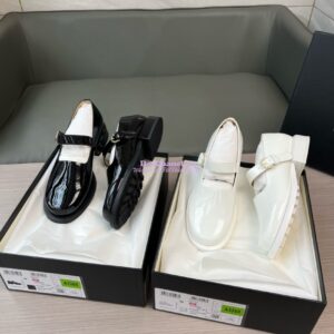 Replica Chanel 23B Luxe Mary Jane Ballet Shoes in Patent Leather G45146 Black