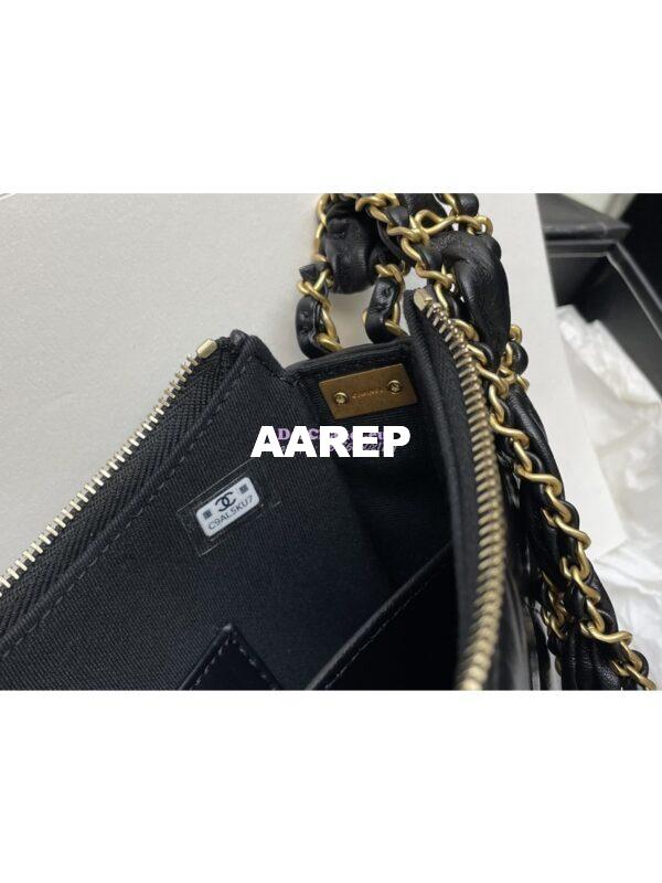 Replica Chanel 23K New Hobo Bag Lambskin Gold Hardware AS4422 7