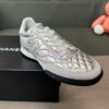 Replica Chanel 24P Sneakers Calfskin & Suede Calfskin G40178 Metallic Gold