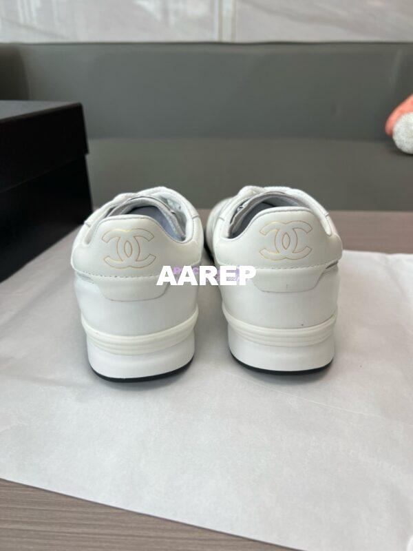 Replica Chanel 24P Sneakers Calfskin & Suede Calfskin G40178 White 14