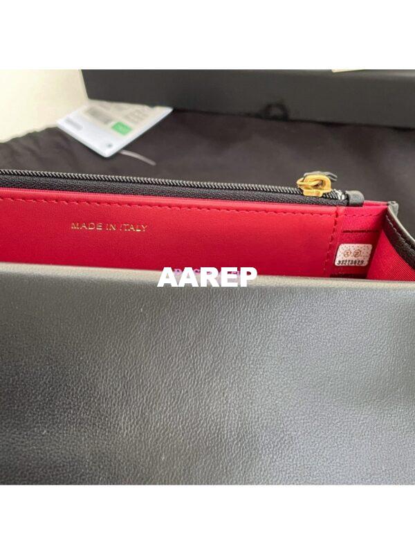 Replica Chanel 19 Wallet On Chain WOC AP0957 Black Gold hardware 10
