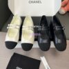 Replica Chanel High-End 24SS Leather Flats Lambskin Sandals G45507 White 2