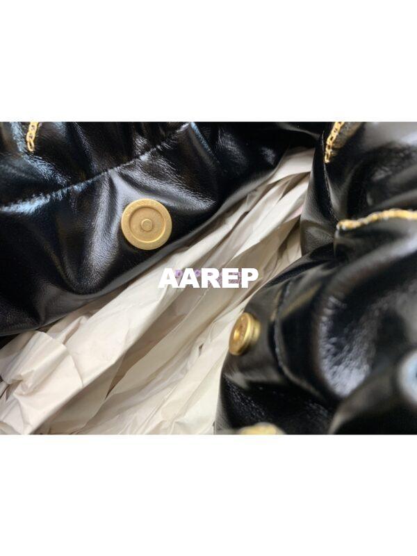 Replica Chanel 22 Handbag Shiny Calfskin & Gold Metal AS3260 AS3261 Black gold chain 7