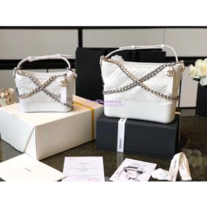 Replica Chanel Gabrielle Hobo Bag A91810 White