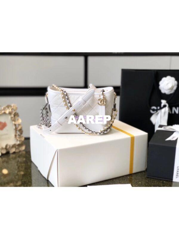 Replica Chanel Gabrielle Hobo Bag A91810 White 5