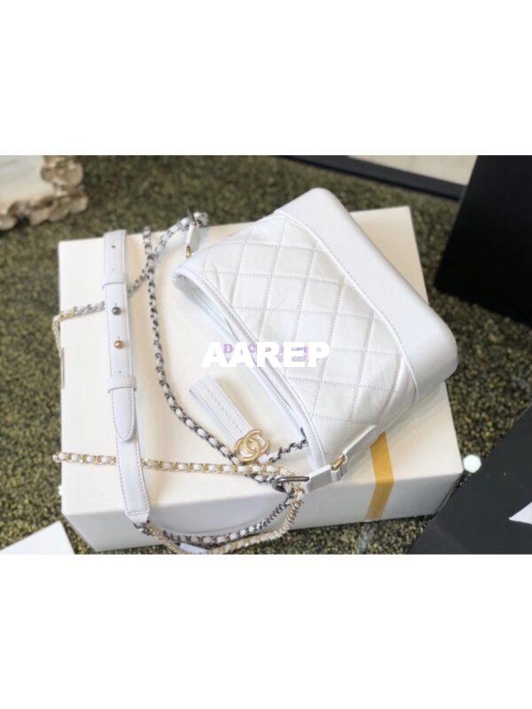 Replica Chanel Gabrielle Hobo Bag A91810 White 6