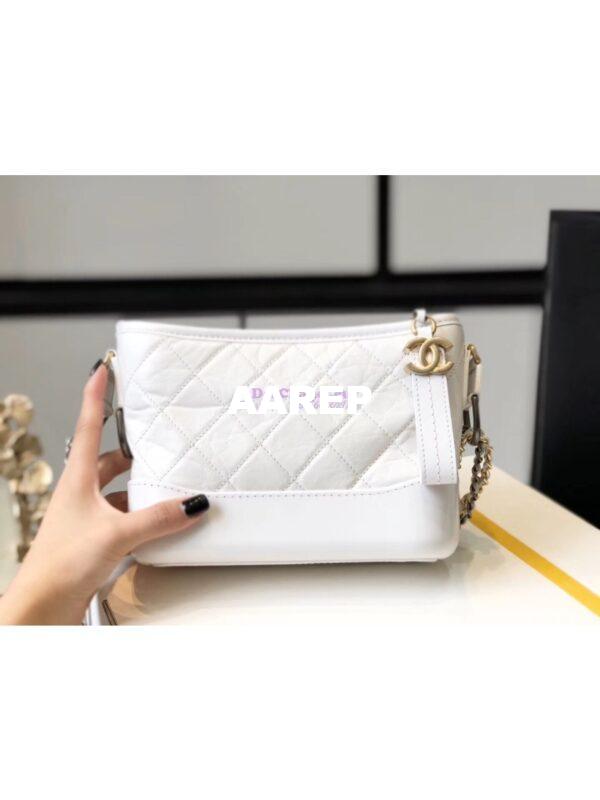 Replica Chanel Gabrielle Hobo Bag A91810 White 7