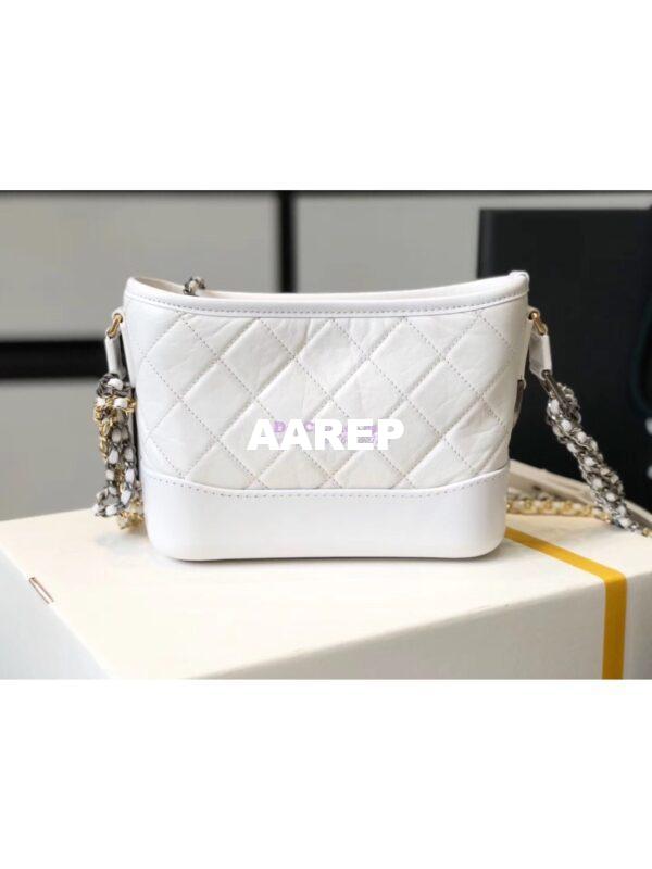 Replica Chanel Gabrielle Hobo Bag A91810 White 10