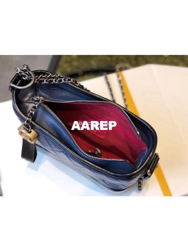 Replica Chanel Gabrielle Hobo Bag Navy A91810 10