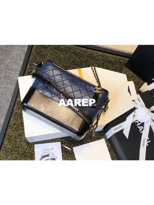 Replica Chanel Gabrielle Hobo Bag Navy A91810 13