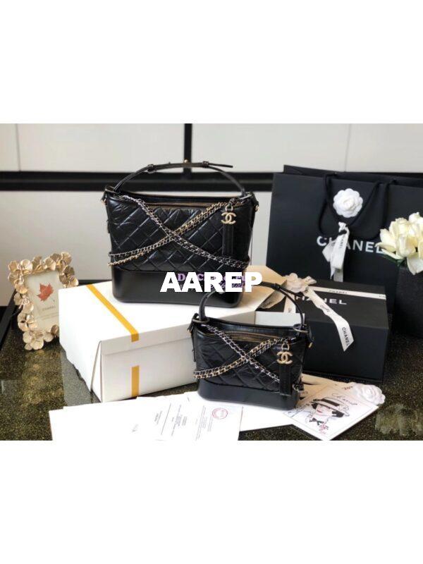 Replica Chanel Gabrielle Hobo Bag A91810 Black 11