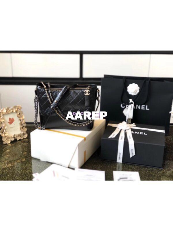 Replica Chanel Gabrielle Hobo Bag A91810 Black 12