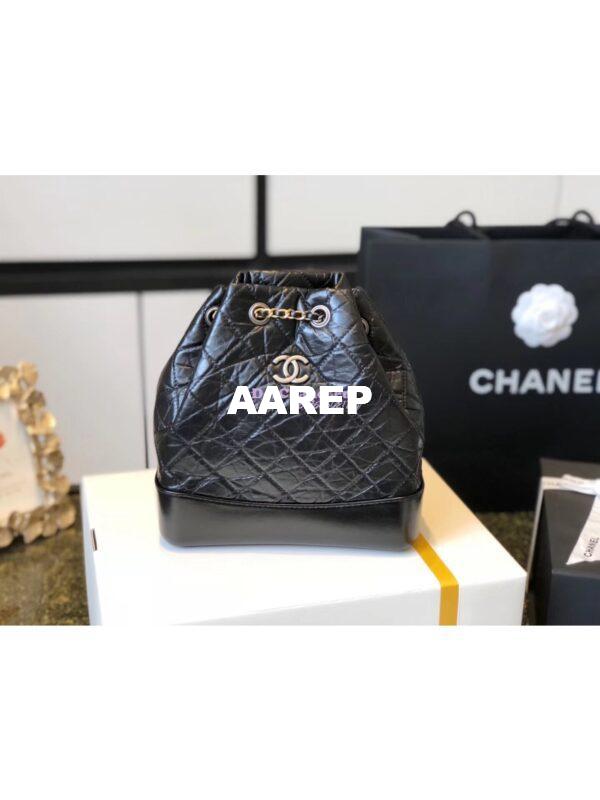 Replica Chanel Gabrielle Backpack A94485 Black 3