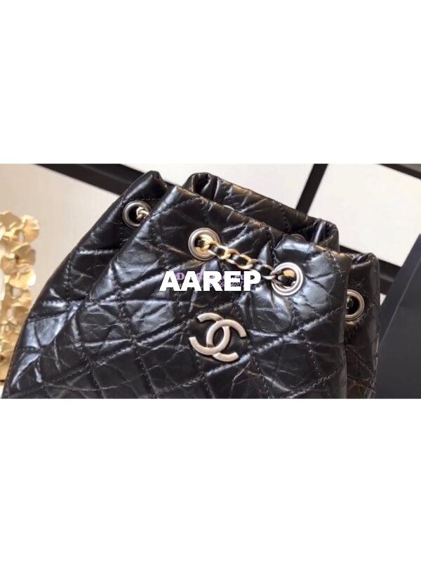 Replica Chanel Gabrielle Backpack A94485 Black 6