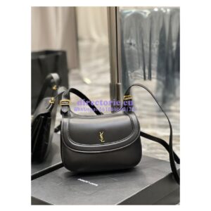 Replica YSL Saint Laurent Charlie Medium Shoulder Bag In Smooth Leather 6867422 Black 2
