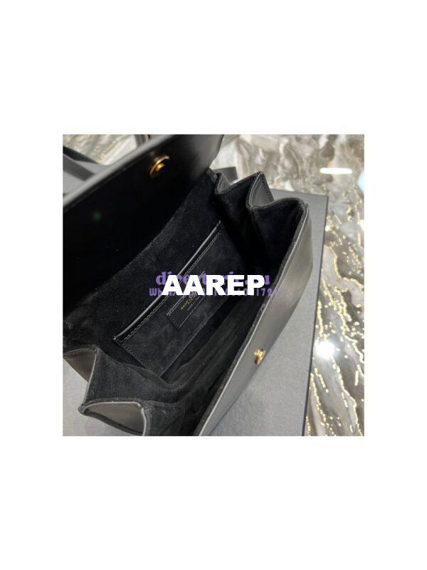 Replica YSL Saint Laurent Charlie Medium Shoulder Bag In Smooth Leather 6867422 Black 6