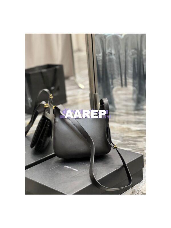 Replica YSL Saint Laurent Charlie Medium Shoulder Bag In Smooth Leather 6867422 Black 8