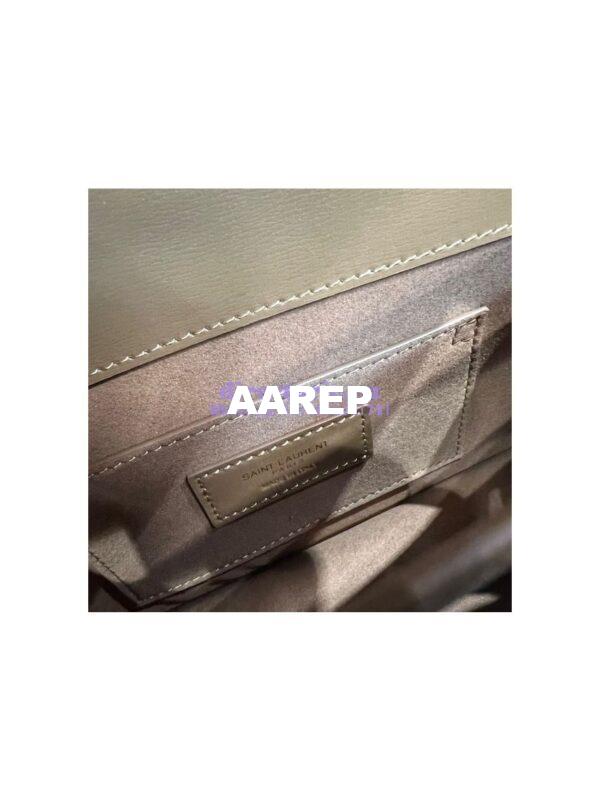 Replica YSL Saint Laurent Medium Sunset Monogram in Smooth Leather 442906 Dark Toffee 12