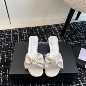 Replica Chanel 24C Lambskin & Tweed Mules G45536 2