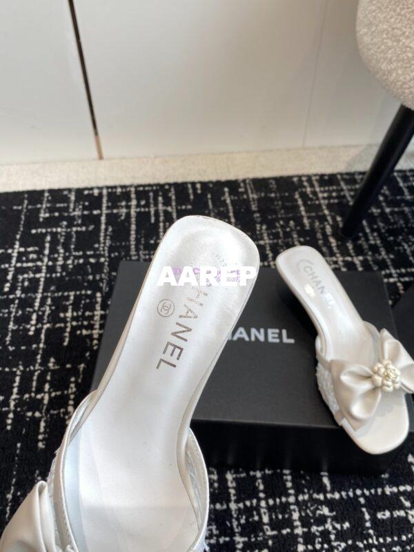 Replica Chanel 24C Lambskin & Tweed Mules G45536 10