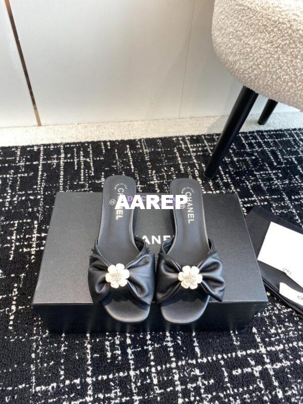 Replica Chanel 24C Lambskin & Tweed Mules G45536 12