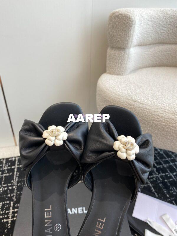 Replica Chanel 24C Lambskin & Tweed Mules G45536 14