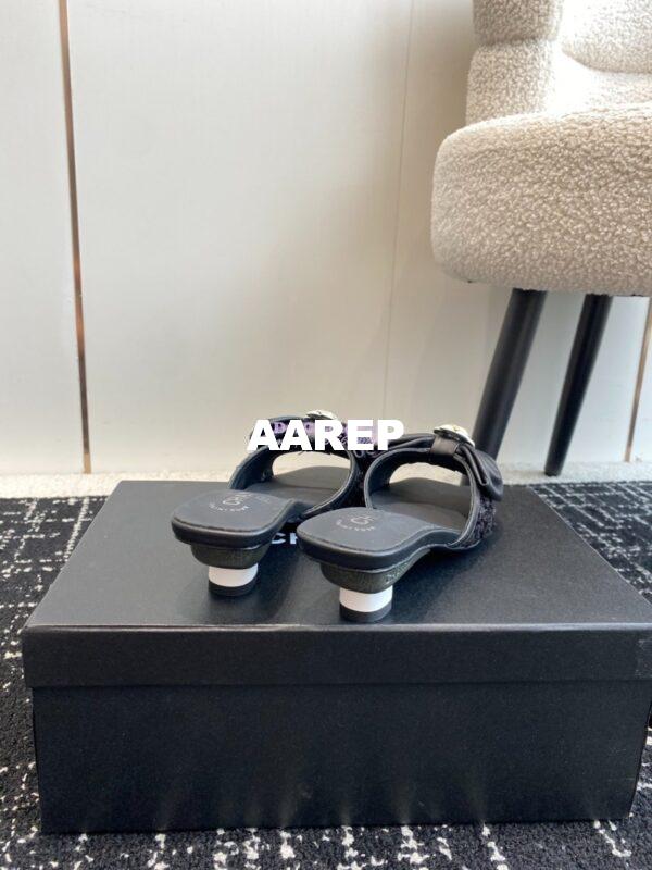 Replica Chanel 24C Lambskin & Tweed Mules G45536 16