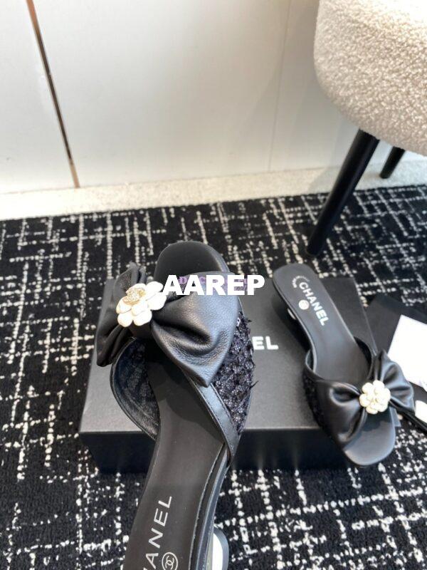 Replica Chanel 24C Lambskin & Tweed Mules G45536 17